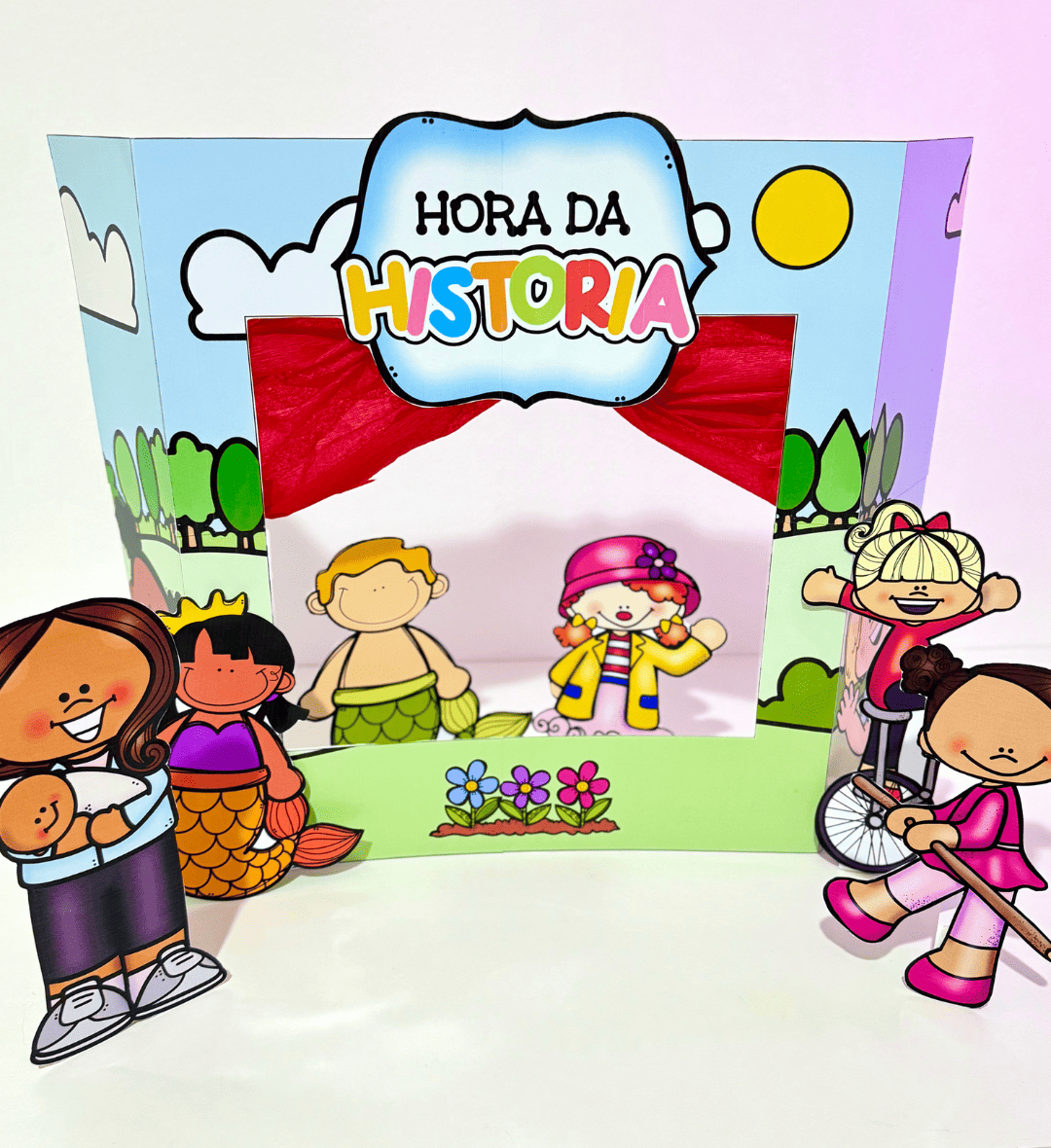 Kit Hora da História: PDF com Mais de 40 Personagens — História para Educação Infantil: Leve mais possibilidades à contação…