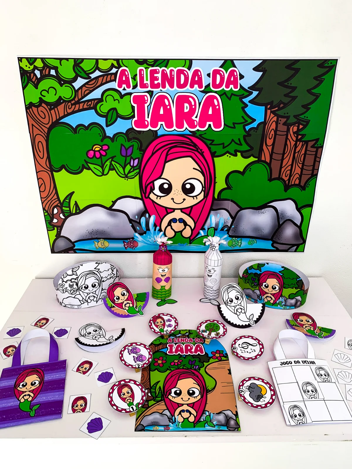 Kit Iara — Alfabetização para Educação Infantil: Um material completo para transformar a lenda da Iara em um momento…