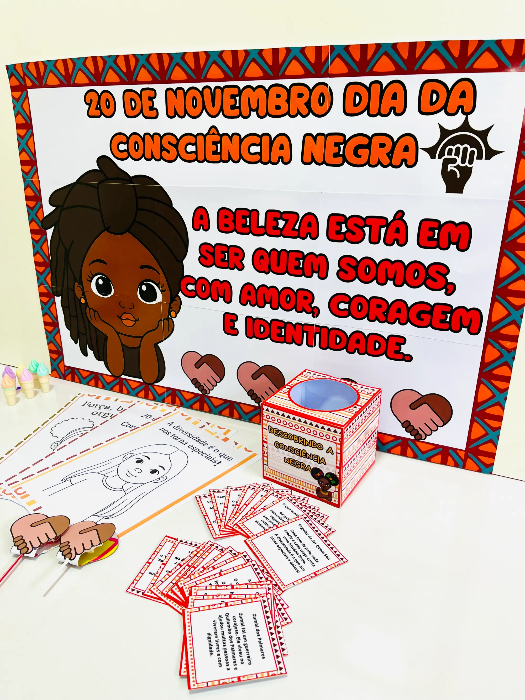 Kit Identidade, Cultura e Respeito – Consciência Negra — amostra 1: Leve para a sala de aula um recurso pedagógico completo…