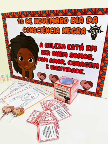 Kit Identidade, Cultura e Respeito – Consciência Negra — amostra 1: Leve para a sala de aula um recurso pedagógico completo…