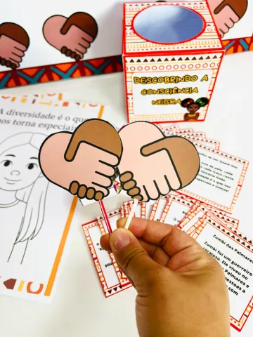 Kit Identidade, Cultura e Respeito – Consciência Negra — amostra 2: Arquivo digital em PDF com 27 páginas, contendo: