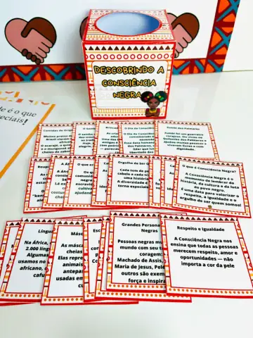 Kit Identidade, Cultura e Respeito – Consciência Negra — amostra 5: Kit Consciência Negra com cartaz, fichas educativas,…