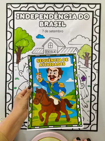 KIT INDEPENDENCIA DO BRASIL PARA EDUCAÇÃO INFANTIL — amostra 1: Comemore o 7 de setembro de forma lúdica e significativa…