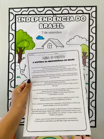 KIT INDEPENDENCIA DO BRASIL PARA EDUCAÇÃO INFANTIL — amostra 4: Comemore o 7 de setembro de forma lúdica e significativa…