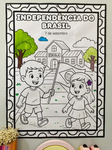 KIT INDEPENDENCIA DO BRASIL PARA EDUCAÇÃO INFANTIL — amostra 7: Comemore o 7 de setembro de forma lúdica e significativa…