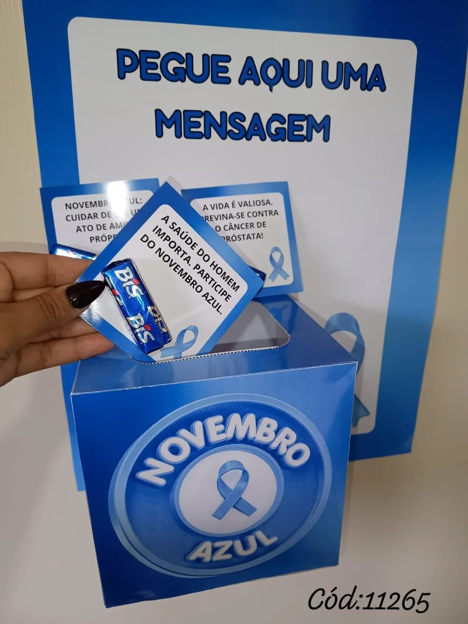 🌟 KIT INTERATIVO — MENSAGENS NOVEMBRO AZUL 🌟 — capa do material