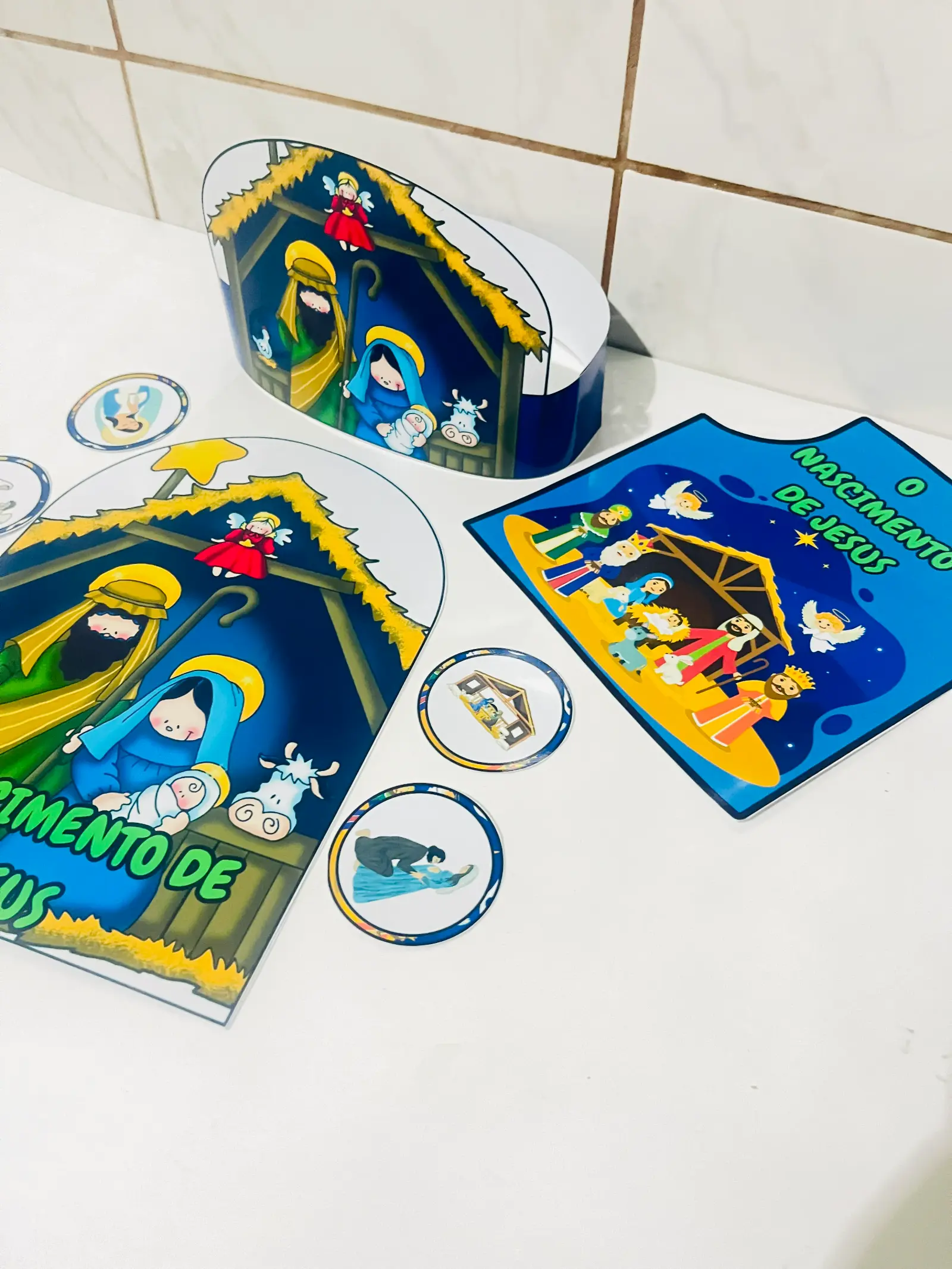 🎄👶 Kit Interativo – O Nascimento de Jesus 👶🎄 — amostra 3: Conte a história mais especial da Bíblia de uma forma lúdica,…