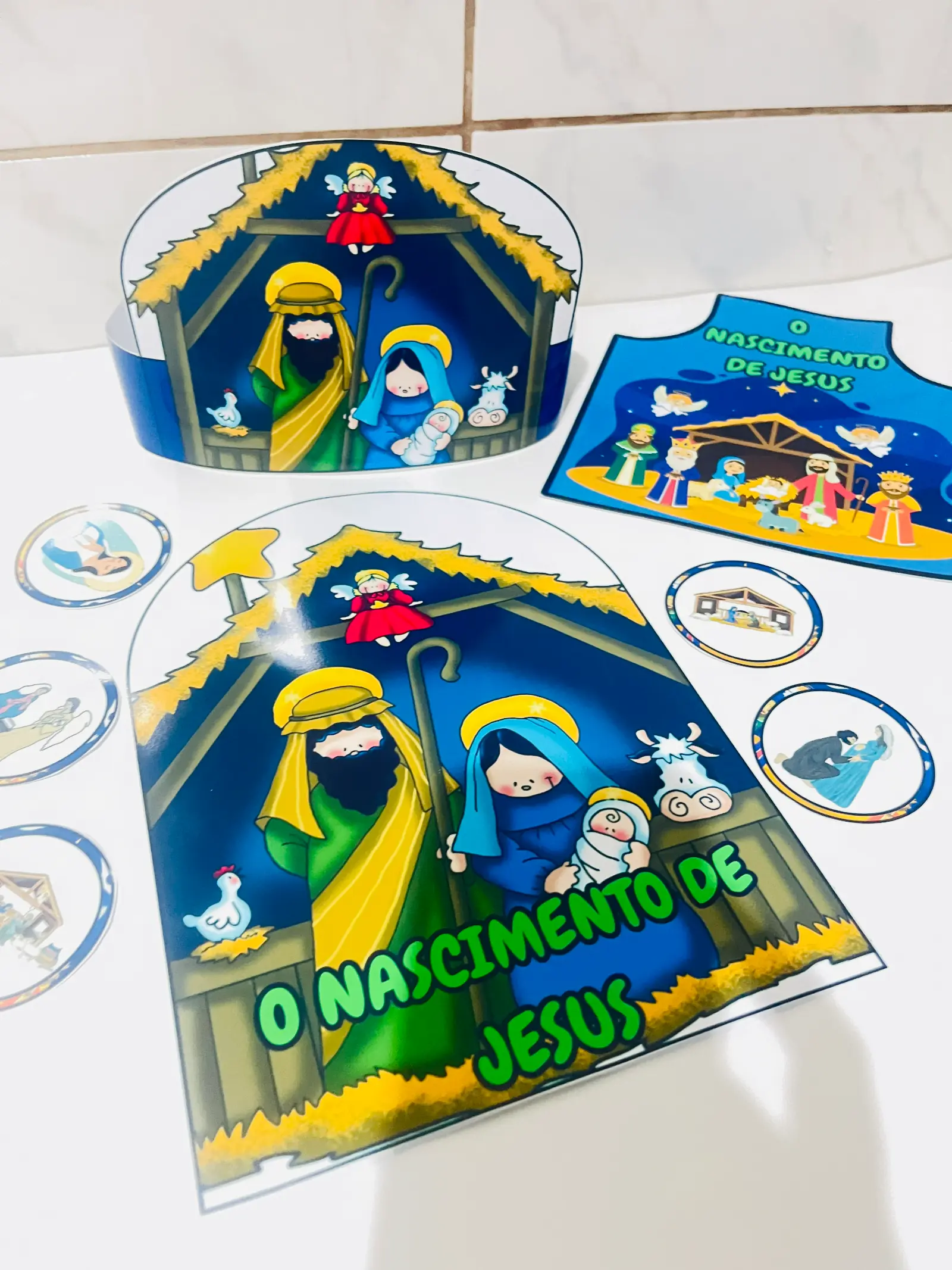🎄👶 Kit Interativo – O Nascimento de Jesus 👶🎄 — Alfabetização para Educação Infantil: Conte a história mais especial da…