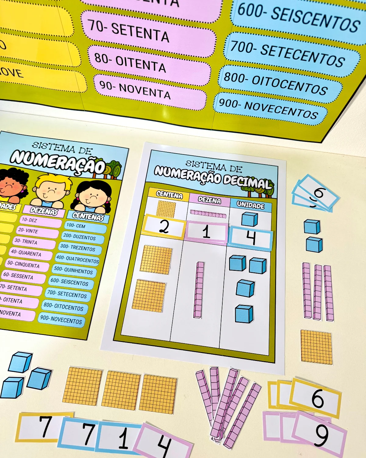 Kit Interativo Sistema de Numeração Decimal — amostra 5: Domine o sistema decimal com o Kit Sistema de Numeração