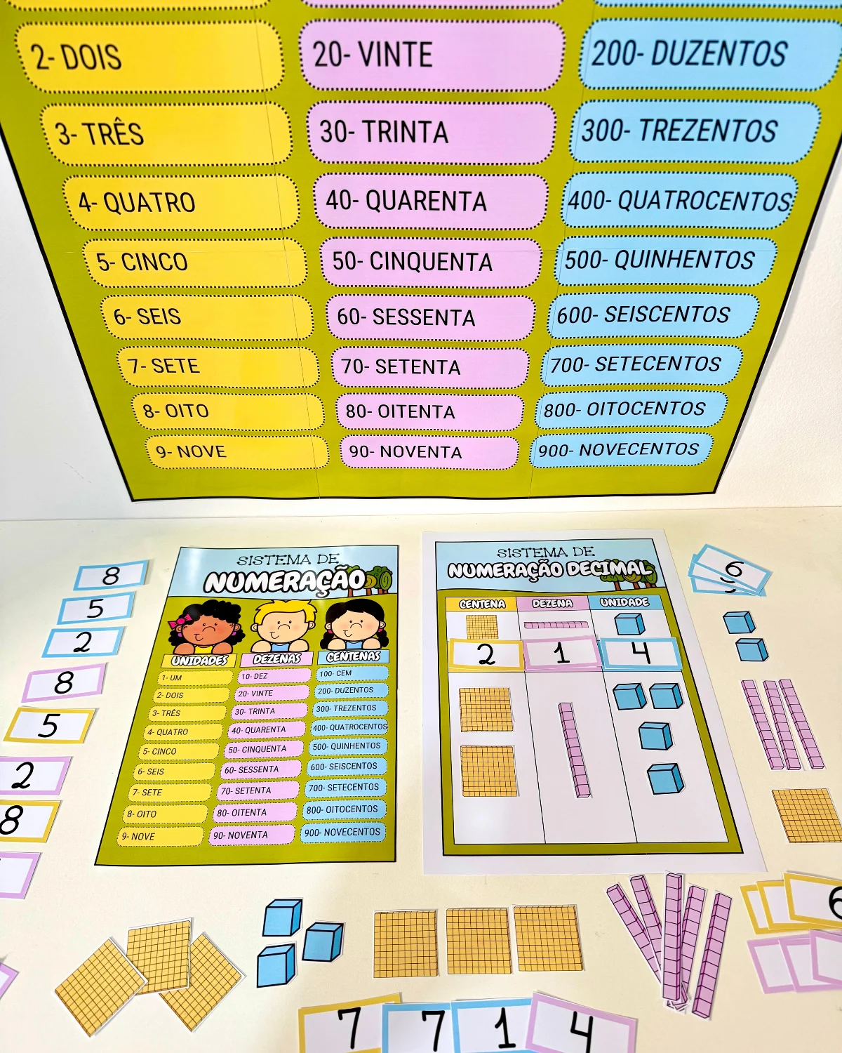 Kit Interativo Sistema de Numeração Decimal — amostra 7: Domine o sistema decimal com o Kit Sistema de Numeração