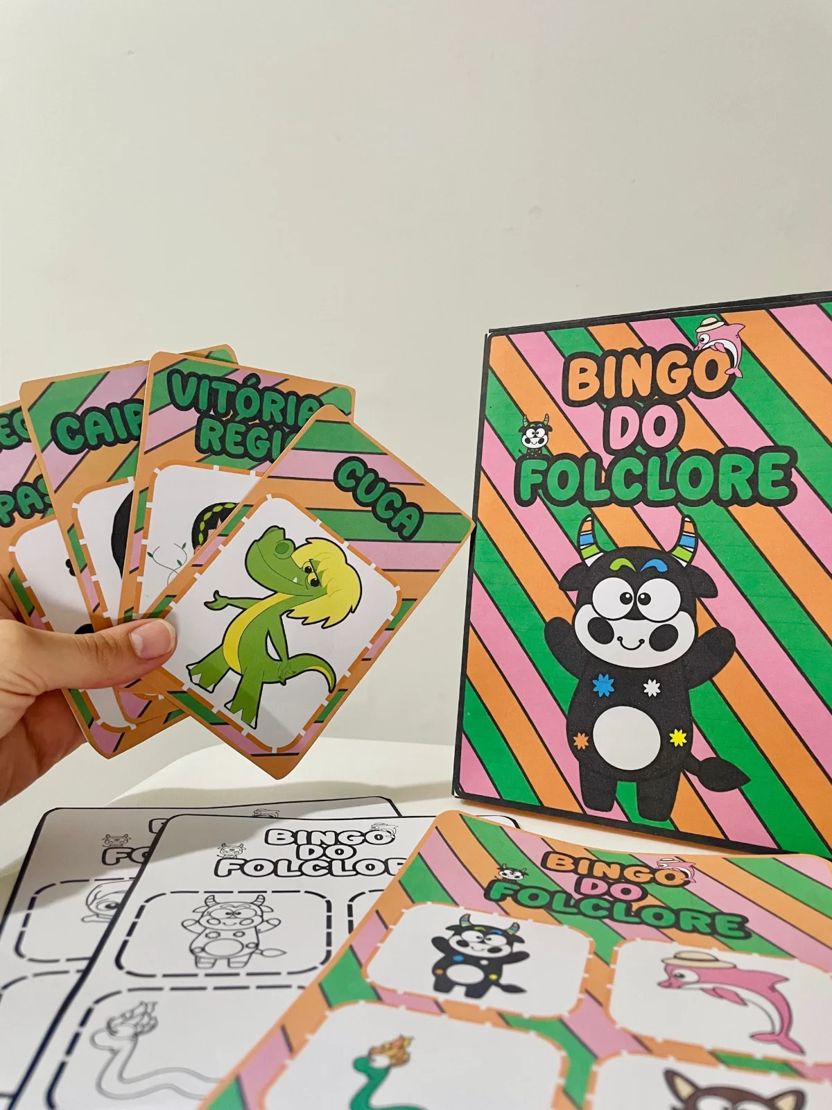 Kit jogos do folclore ( bingo , trava língua)educação infantil, anos iniciais — capa do material