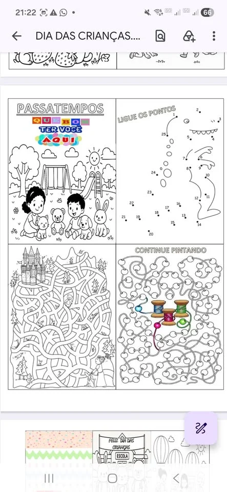 🌟 KiT JOGOS E BRINCADEIRAS PARA LEMBRANÇAS DO DIA DAS CRIANÇAS🌟 — amostra 2: O Dia das Crianças está chegando e…