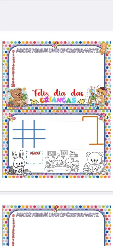 🌟 KiT JOGOS E BRINCADEIRAS PARA LEMBRANÇAS DO DIA DAS CRIANÇAS🌟 — amostra 4: O Dia das Crianças está chegando e…