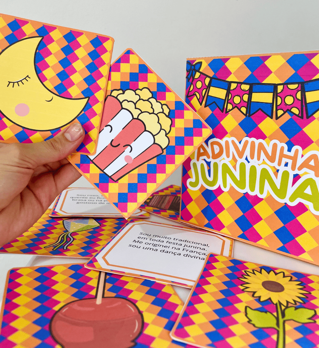Kit Junino em PDF: Atividades, Adivinhas e Lembrancinhas — amostra 1: Kit Junino para trabalhar São João na escola