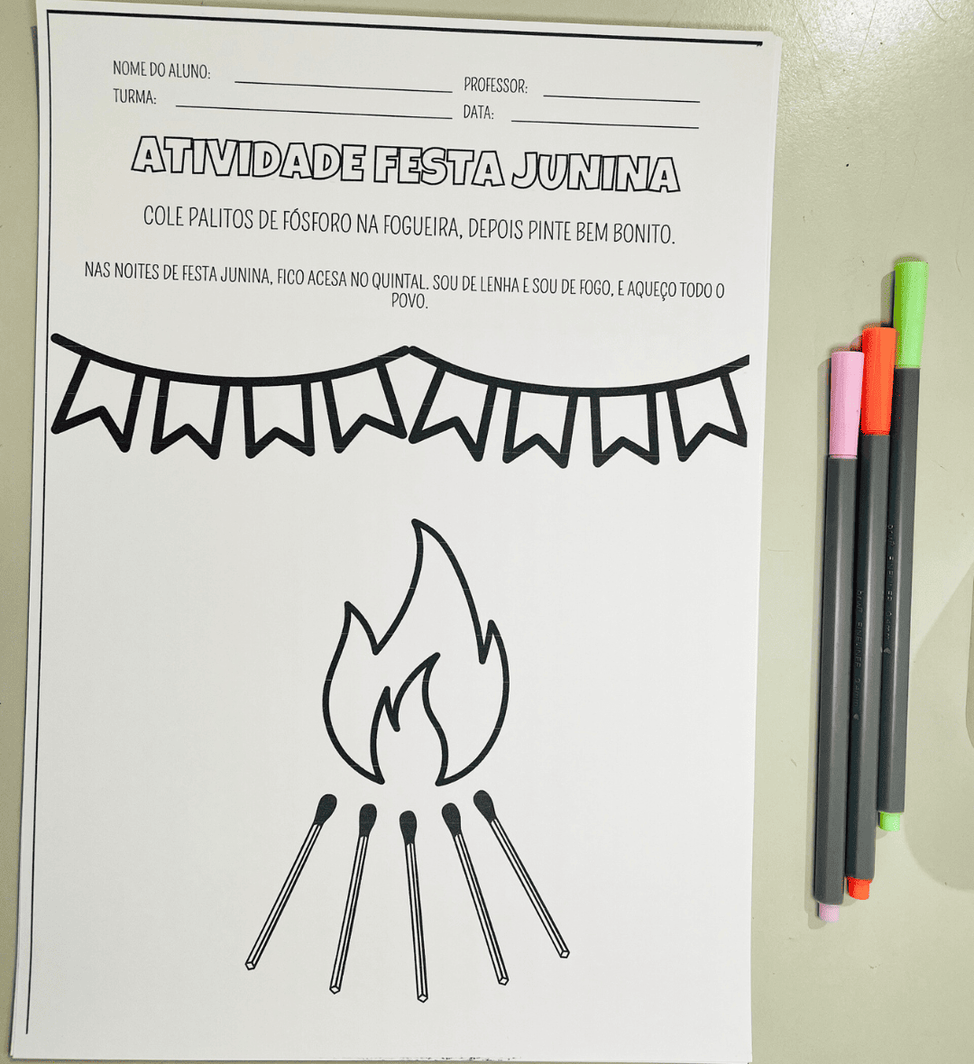 Kit Junino em PDF: Atividades, Adivinhas e Lembrancinhas — amostra 7: Explore a cultura popular com um Kit Junino em PDF…