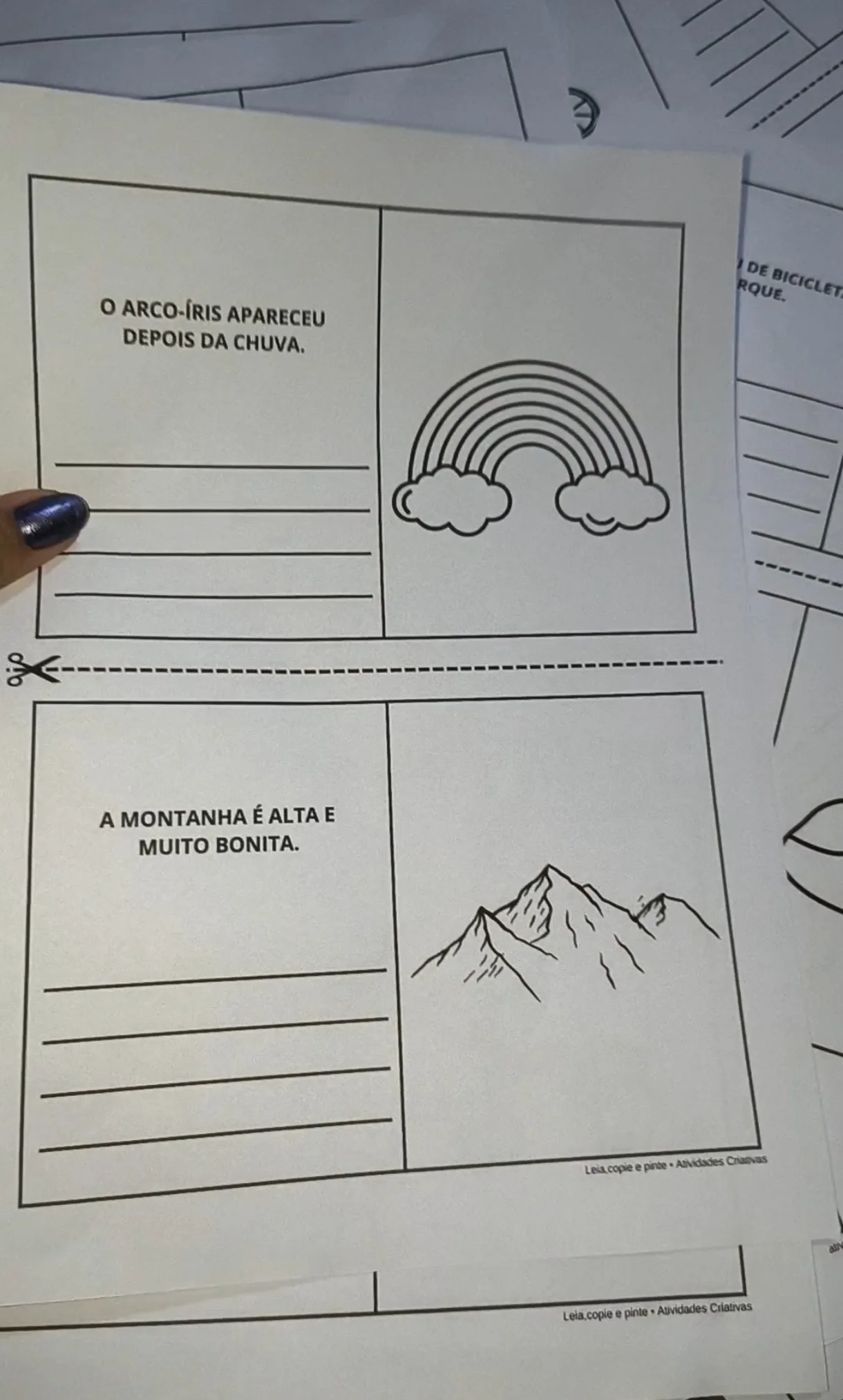 Kit Leia, Copie e Pinte: Alfabetização Divertida! 📚🎨 — amostra 1: O Kit Leia, Copie e Pinte foi desenvolvido para tornar…