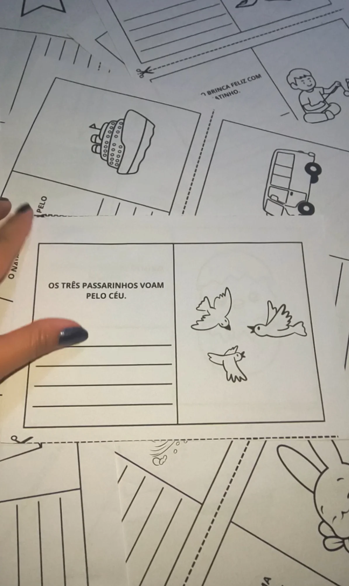 Kit Leia, Copie e Pinte: Alfabetização Divertida! 📚🎨 — amostra 5: Chegou o kit Leia,copie e pinte 📚💛 Pequenas…