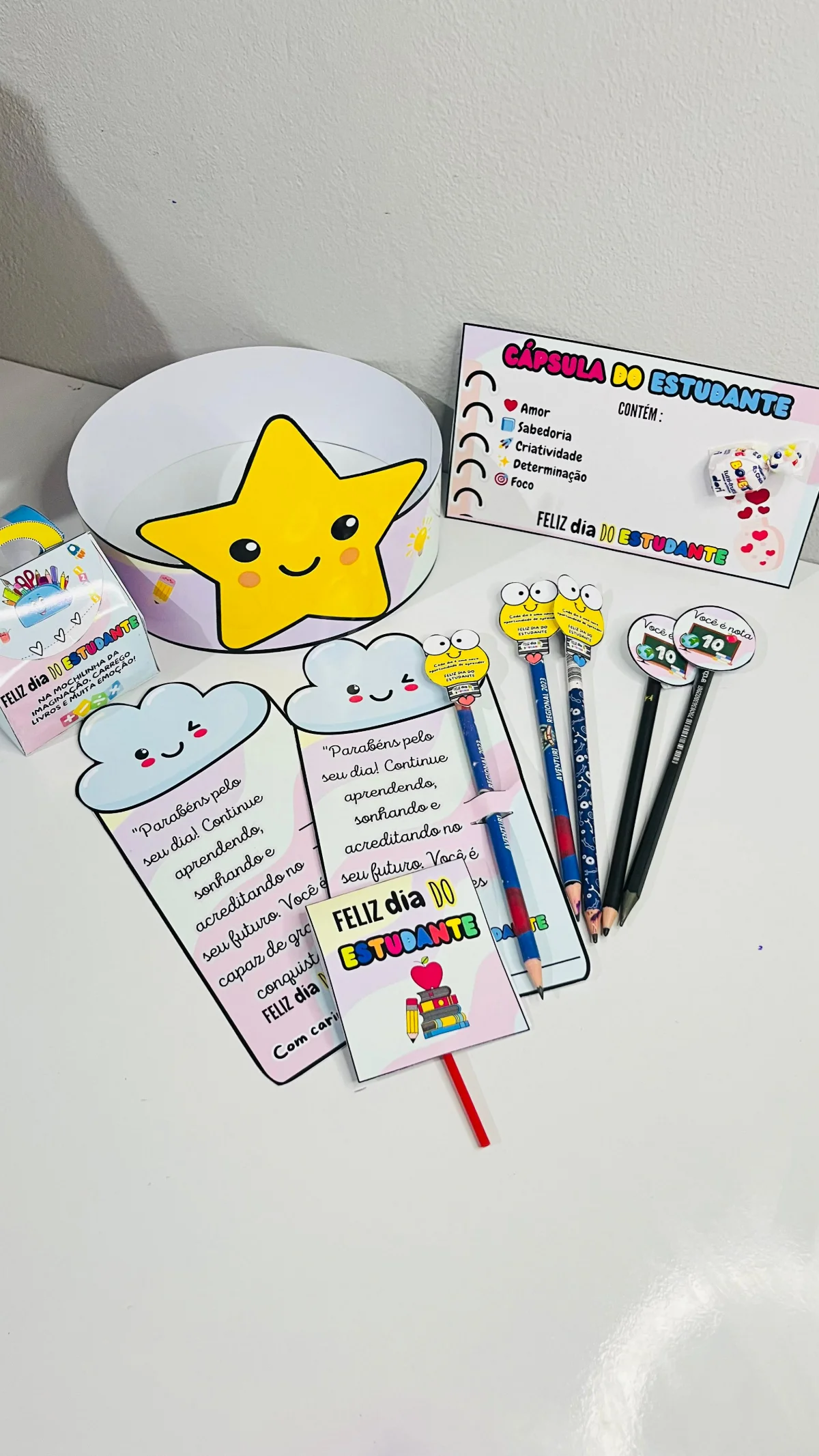 Kit Lembrancinha Dia do Estudante – PDF para Imprimir — Alfabetização para Educação Infantil: Surpreenda seus alunos no Dia…