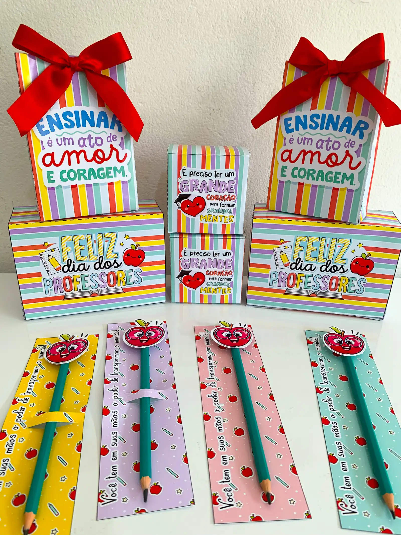 Kit Lembrancinha Dia dos Professores PDF Imprimir — amostra 6: Lembrancinhas encantadoras e prontas para imprimir em…
