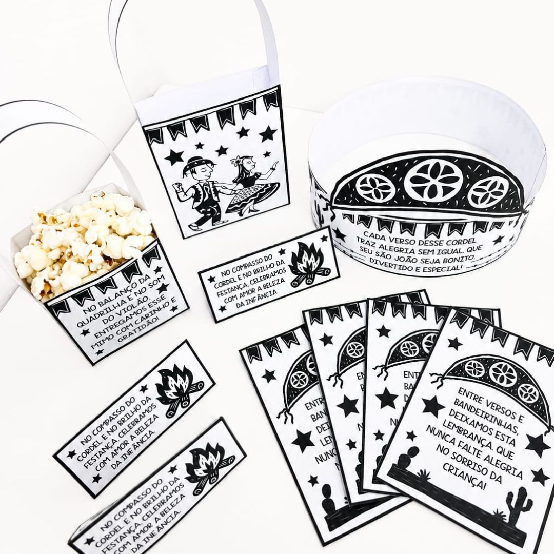 Kit lembrancinha junina – PDF para Imprimir — capa do material