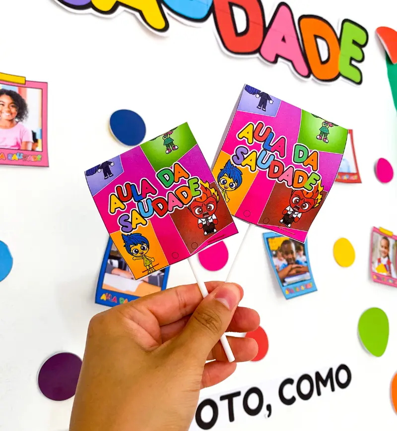 Kit Lembrancinhas Aula da Saudade - Divertidamente – PDF para Imprimir | 5º ano — amostra 3: Para quem é indicado