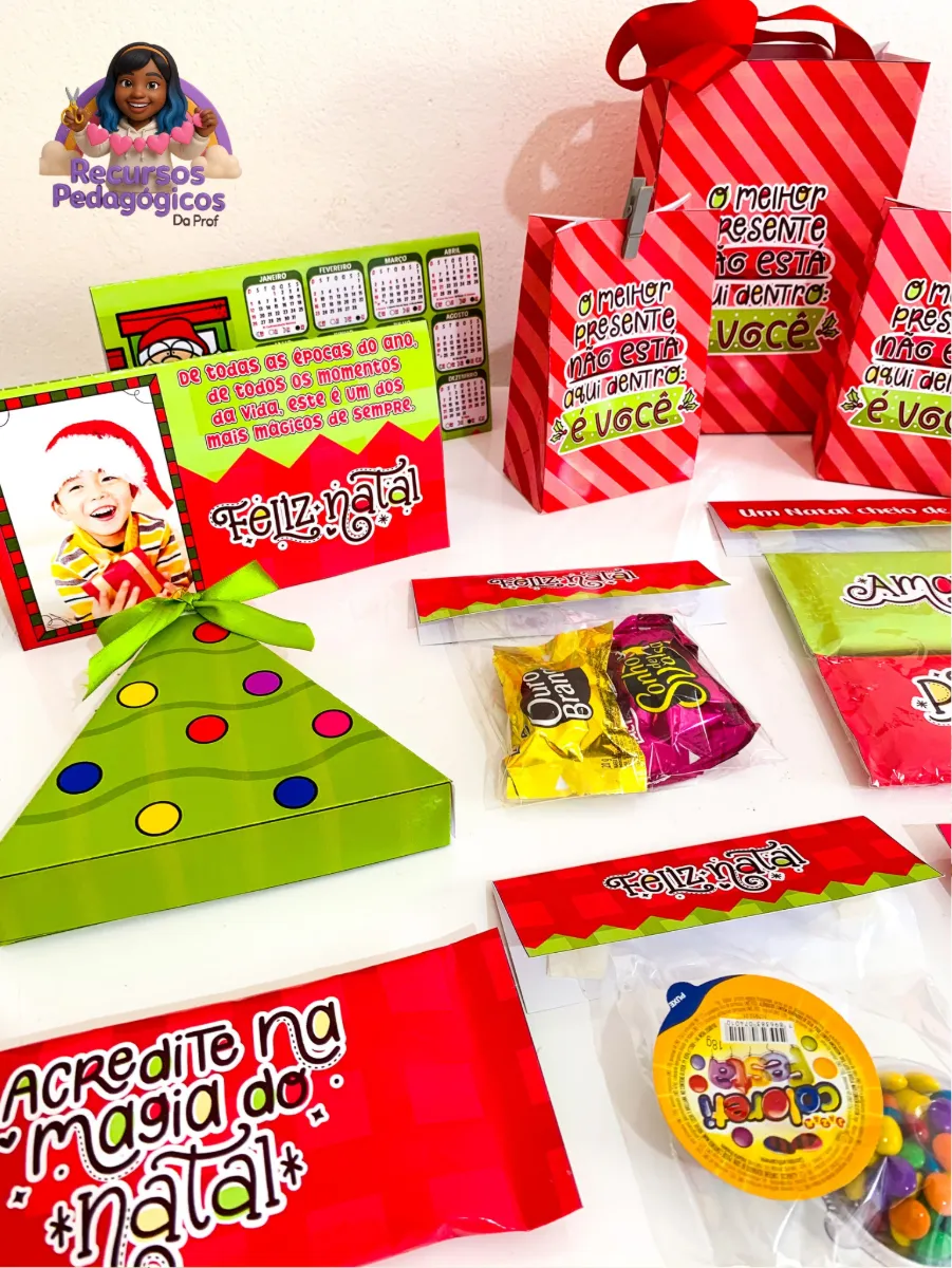 Kit Lembrancinhas de Natal — amostra 6: O fim do ano está chegando e preparei um kit completo e super prático para você…