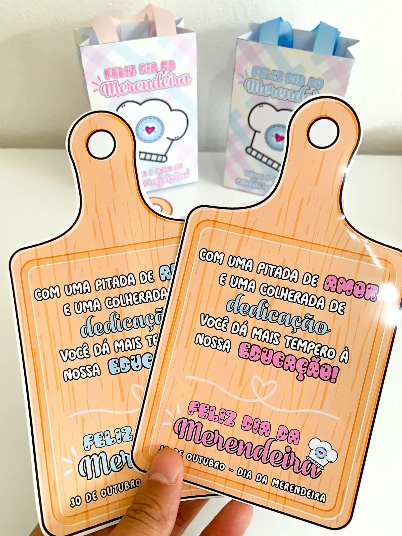 Kit Lembrancinhas – Dia da Merendeira/Merendeiro — Alfabetização para Educação Infantil: Um kit especial de lembrancinhas…