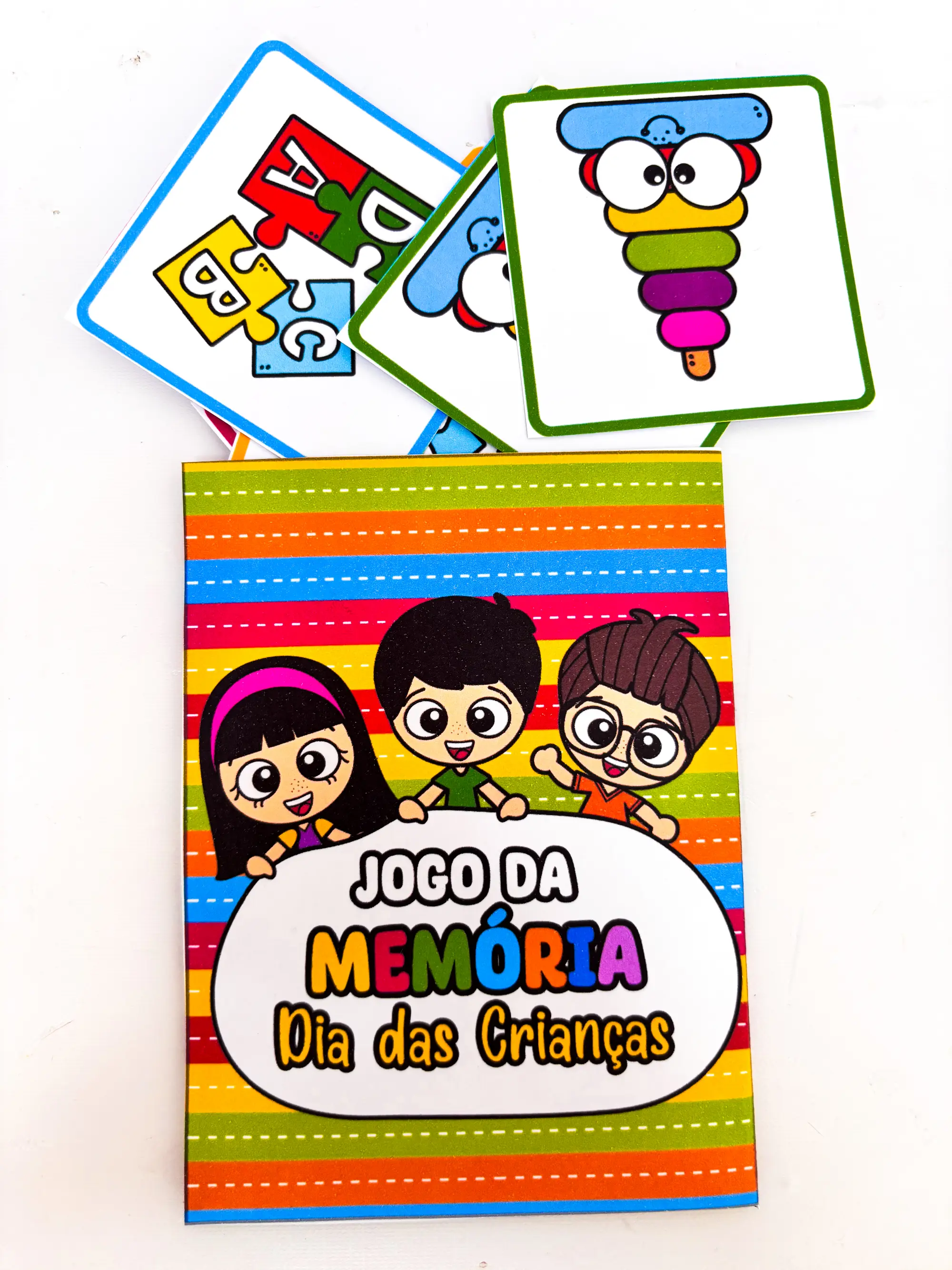 Kit Lembrancinhas Dia das Crianças: Tema Brinquedos — amostra 5: Kit completo de lembrancinhas do Dia das Crianças em PDF…