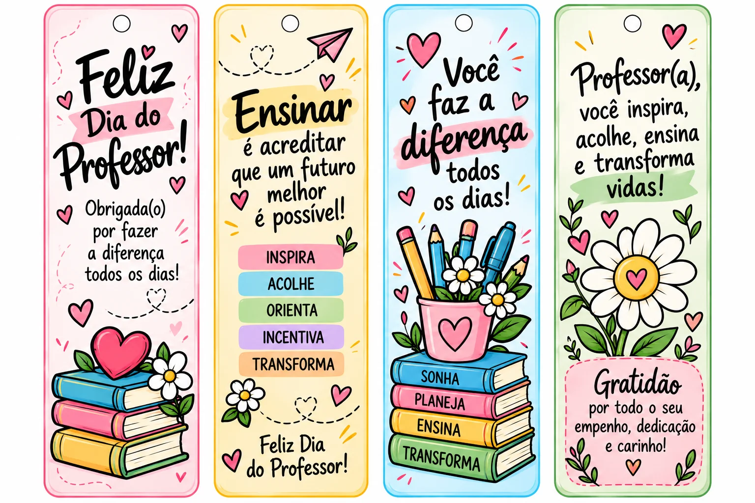 Kit Lembrancinhas Dia do Professor para Imprimir — amostra 2: VOCÊ RECEBE