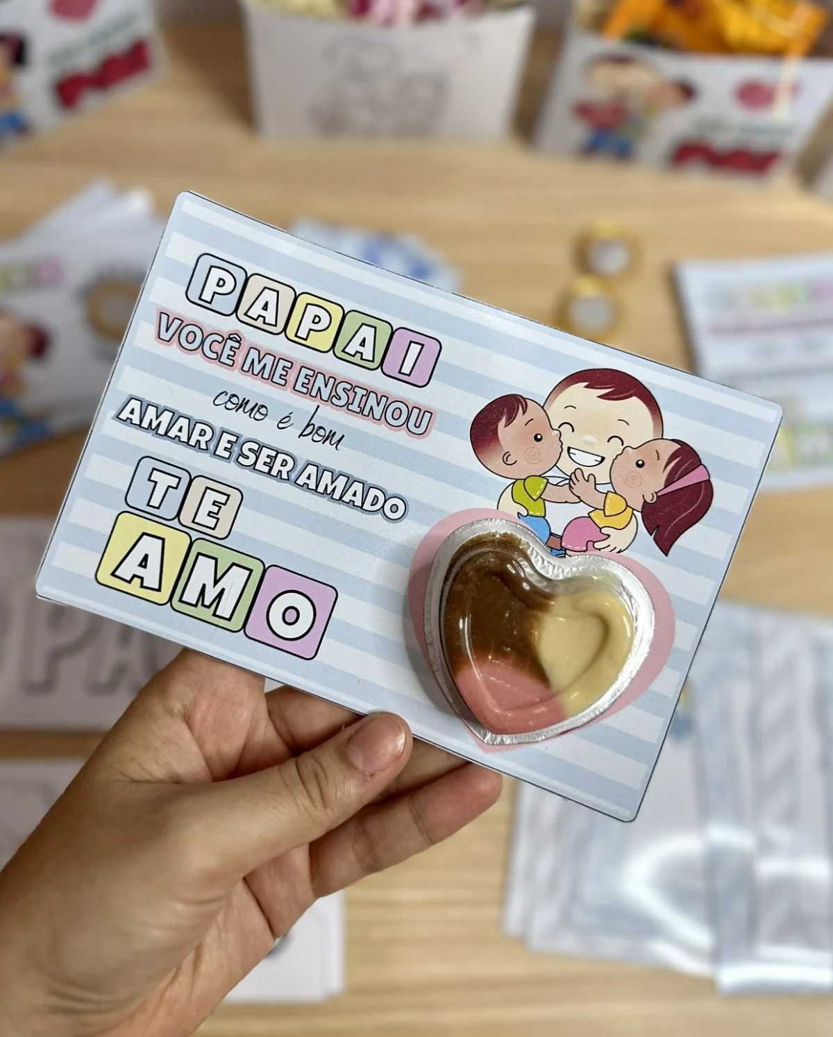 Kit Lembrancinhas – Dia dos Pais – PDF para Imprimir — amostra 4: Surpreenda as famílias com um kit completo de…
