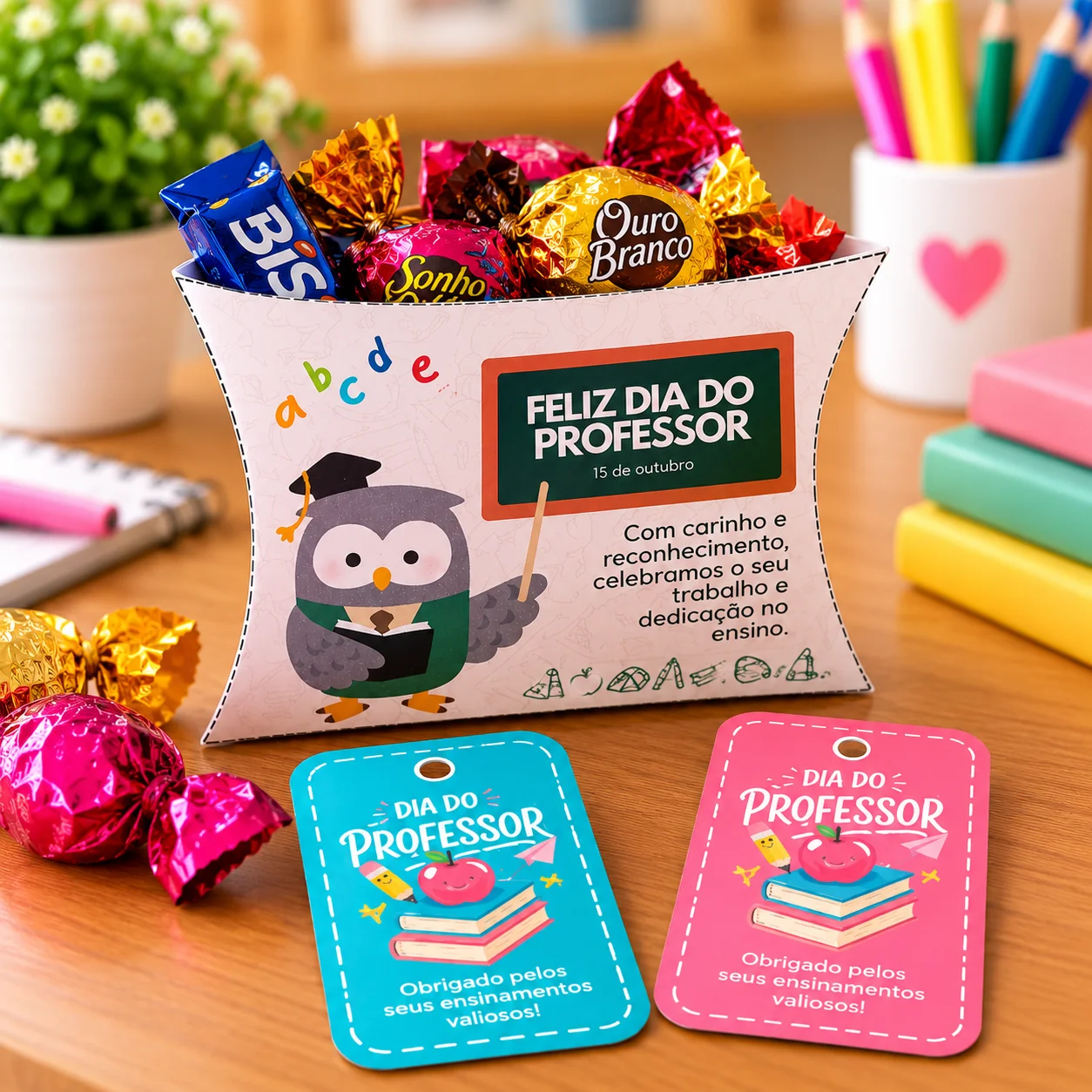 Kit Lembrancinhas Dia dos Professores para Imprimir – PDF — amostra 4: Para quem é indicado? Kit Lembrancinhas Dia dos Professores para Imprimir – PDF — amostra 4: Para quem é indicado?