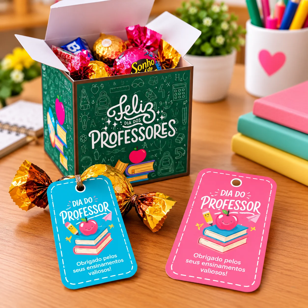 Kit Lembrancinhas Dia dos Professores para Imprimir – PDF — amostra 5: Vantagens do Kit de Lembrancinhas Kit Lembrancinhas Dia dos Professores para Imprimir – PDF — amostra 5: Vantagens do Kit de Lembrancinhas