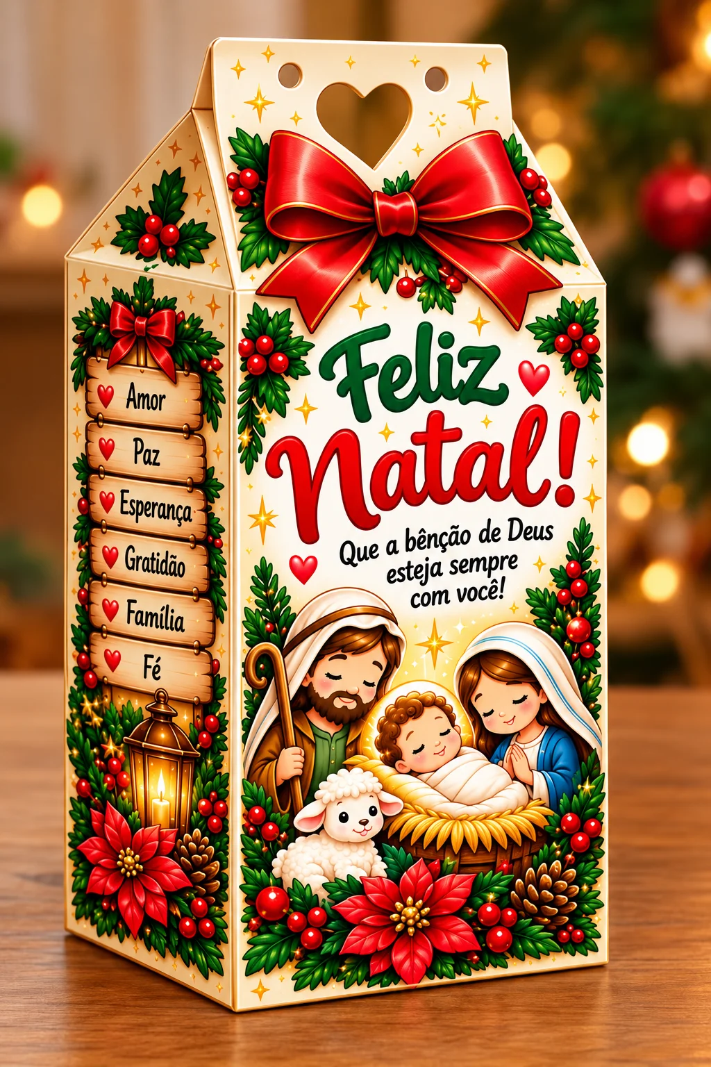 Kit Lembrancinhas Natal Cristão e Mini Painéis Educação Infantil — amostra 7: Kit Lembrancinhas de Natal Cristão com…