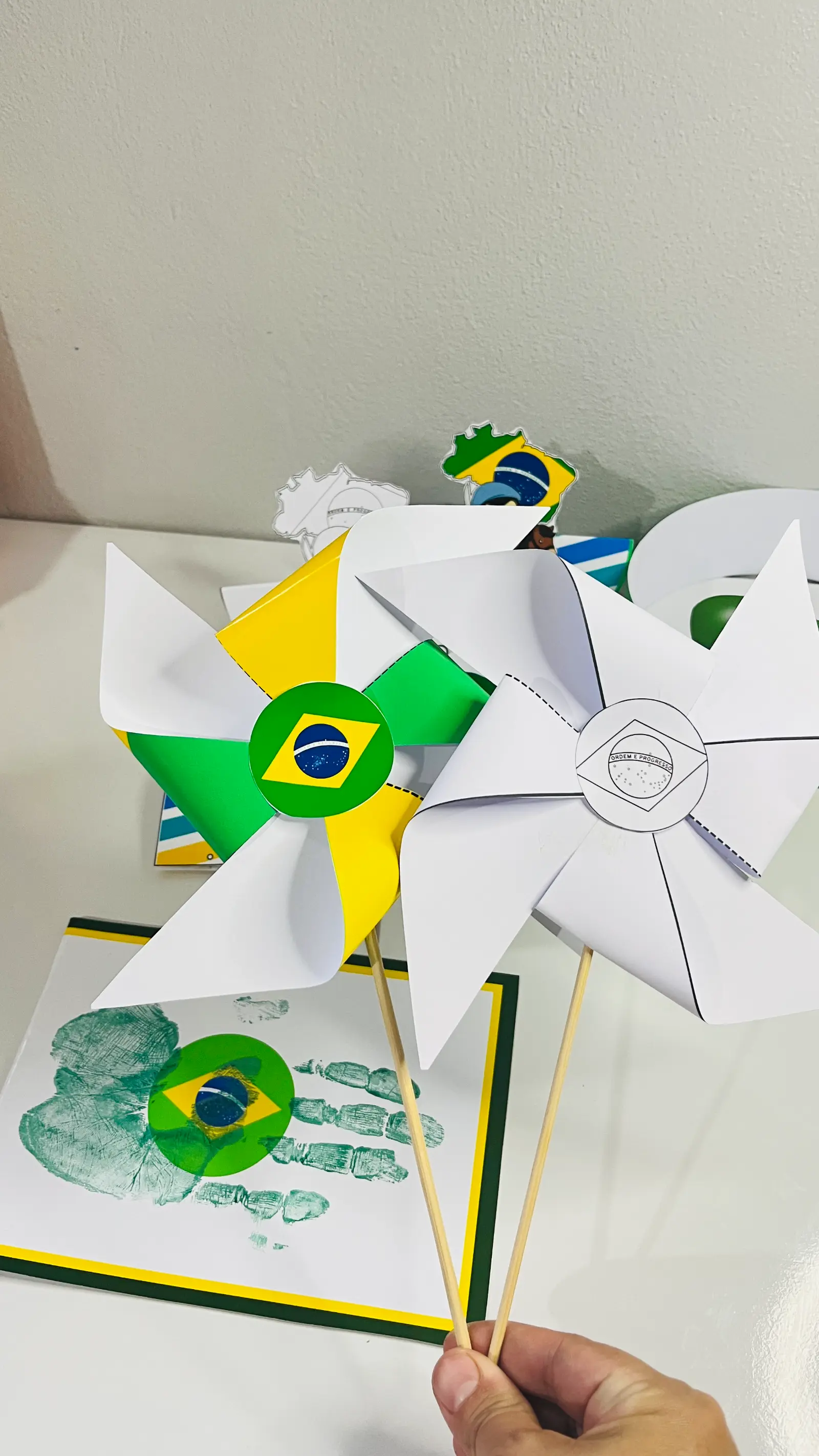 Kit Lembrancinhas Semana da Pátria – 7 de Setembro para Imprimir — amostra 3: Kit de lembrancinhas para a Semana da Pátria…