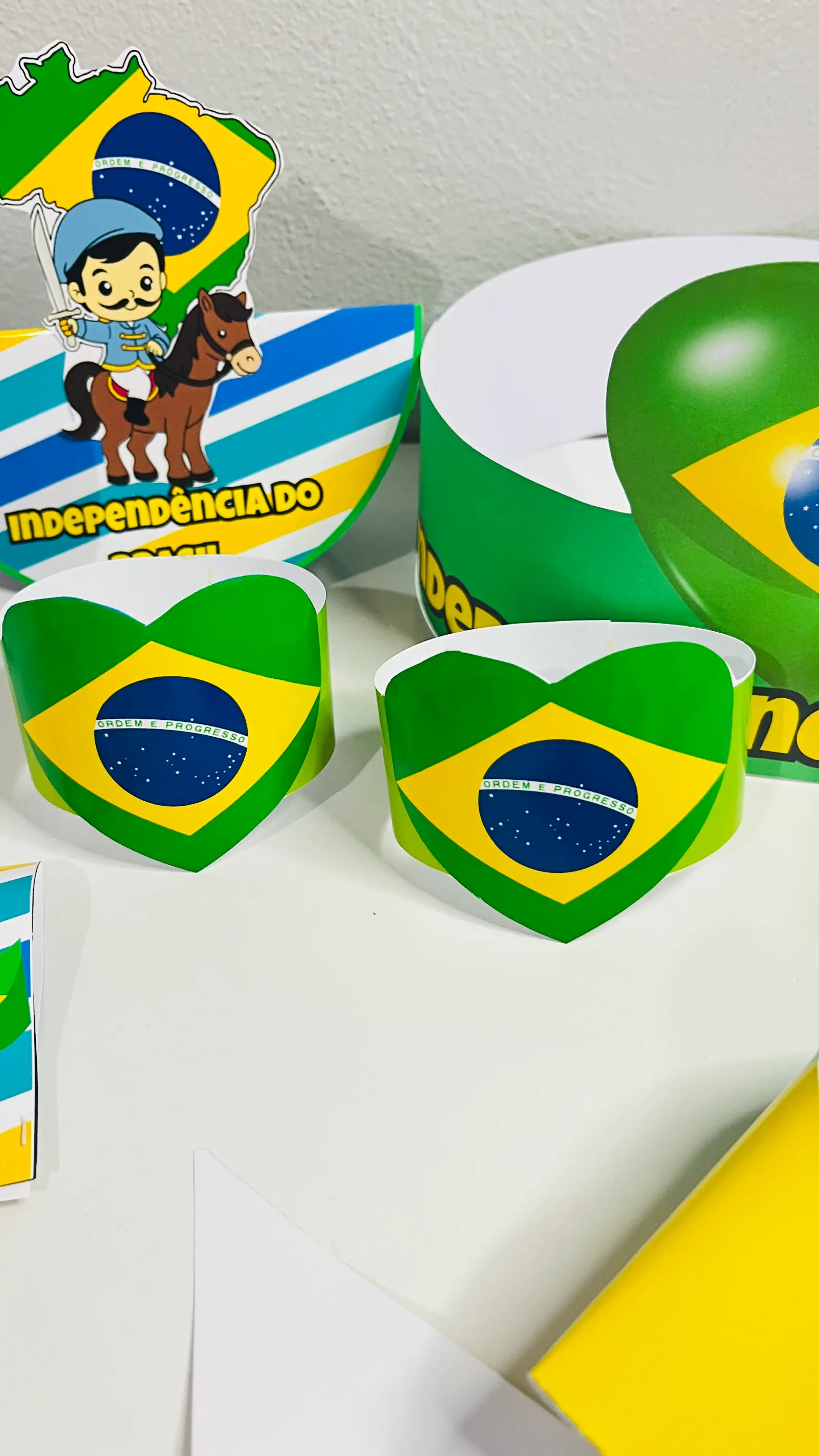 Kit Lembrancinhas Semana da Pátria – 7 de Setembro para Imprimir — amostra 6: Kit de lembrancinhas para a Semana da Pátria…