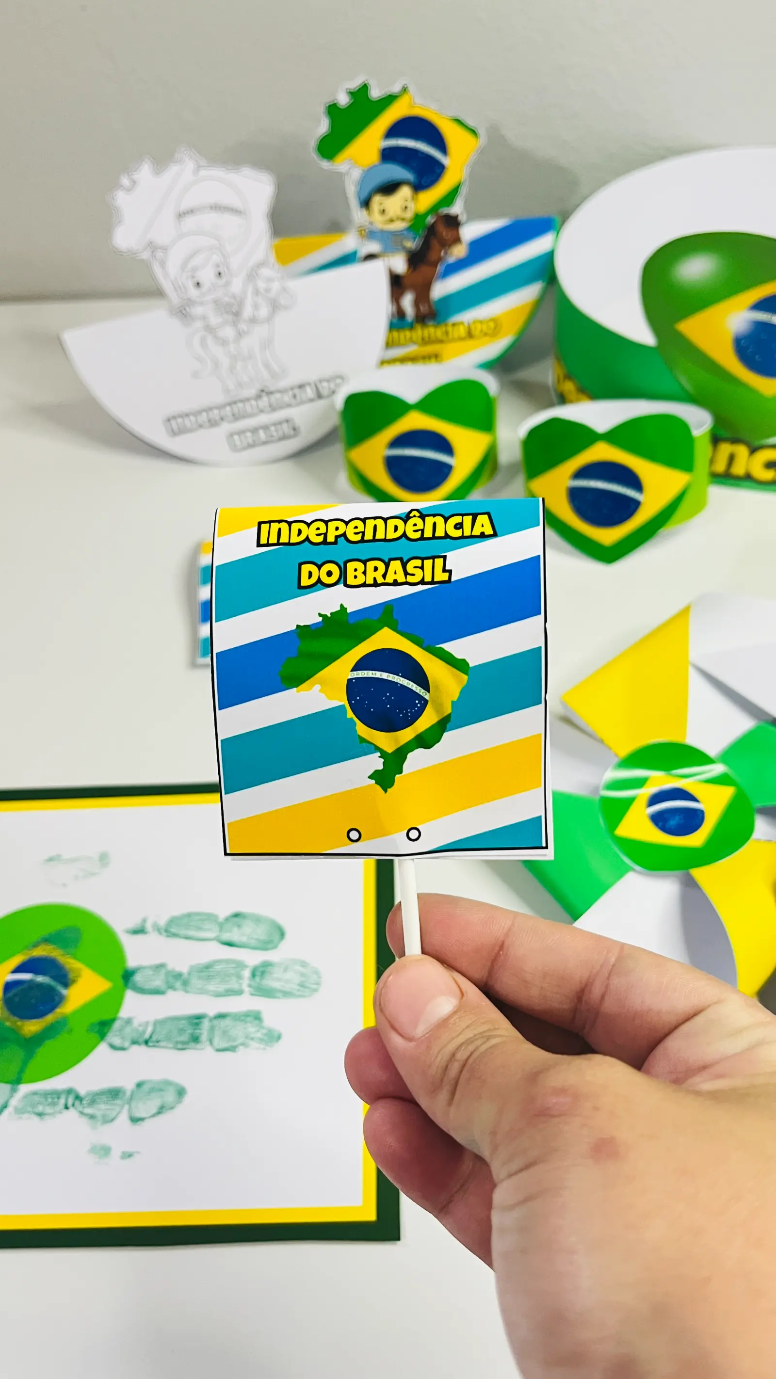 Kit Lembrancinhas Semana da Pátria – 7 de Setembro para Imprimir — capa do material