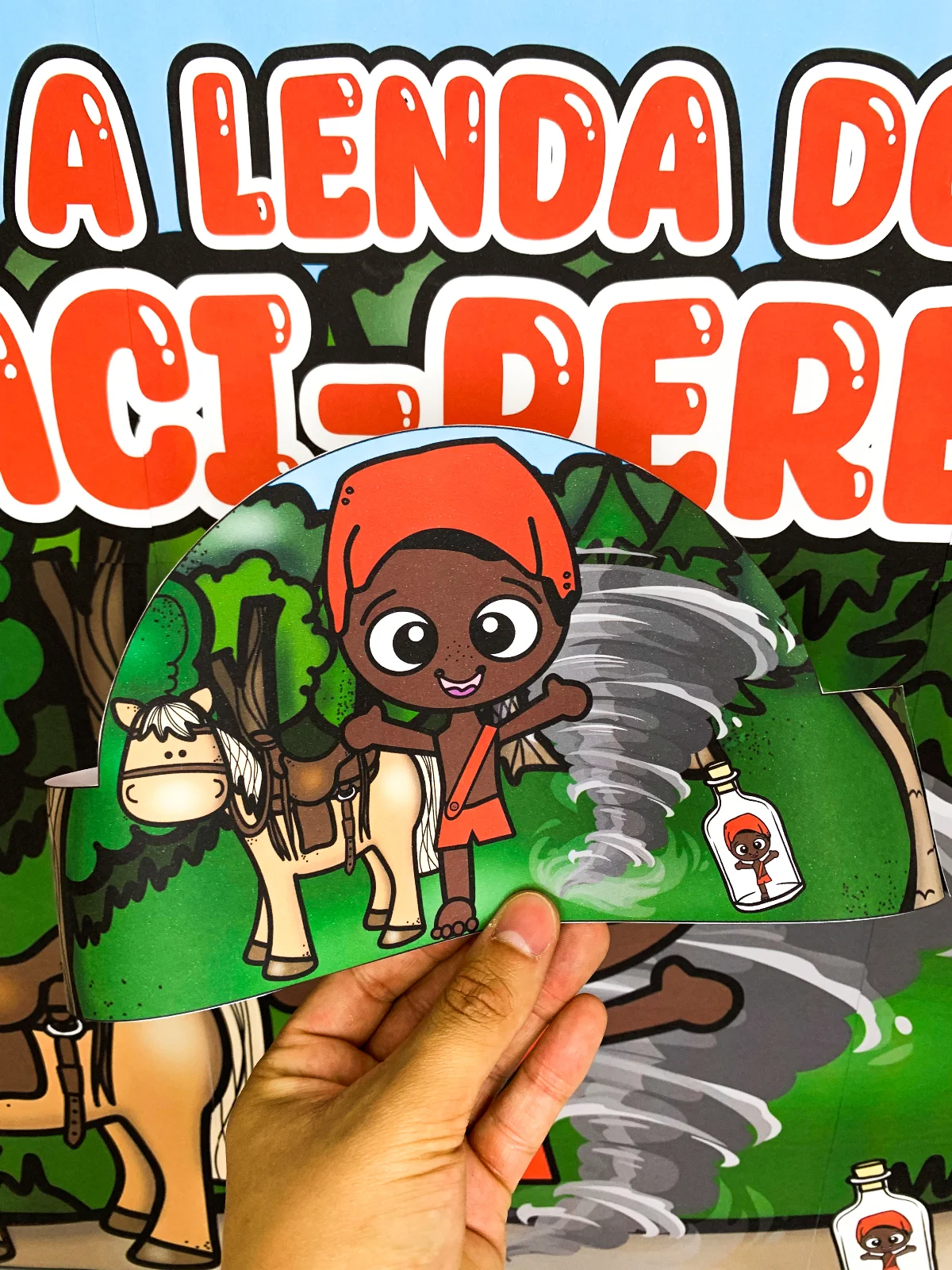 Kit Lenda do Saci - Folclore Brasileiro – PDF para Imprimir — amostra 7: Tem coisa mais gostosa do que apresentar a cultura…