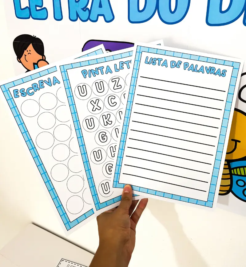Kit Letra B em PDF: recursos lúdicos para alfabetização — amostra 6: Explore a letra B com poemas, cards, cartazes e…