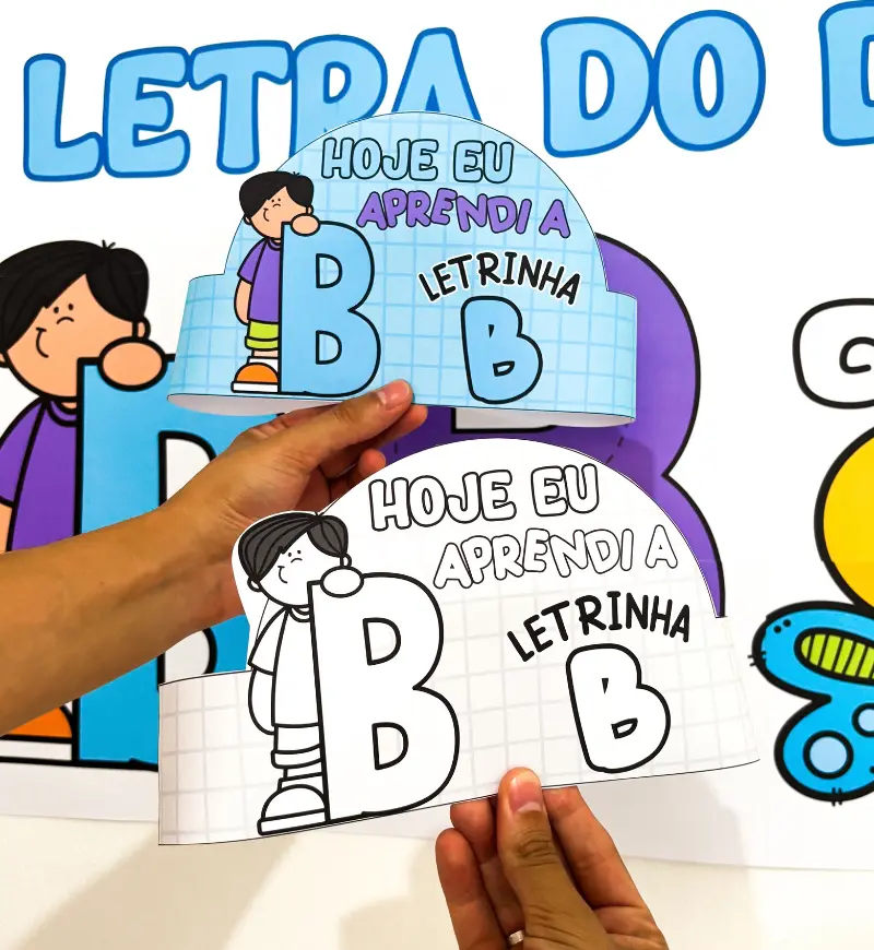 Kit Letra B em PDF: recursos lúdicos para alfabetização — amostra 7: Explore a letra B com poemas, cards, cartazes e…