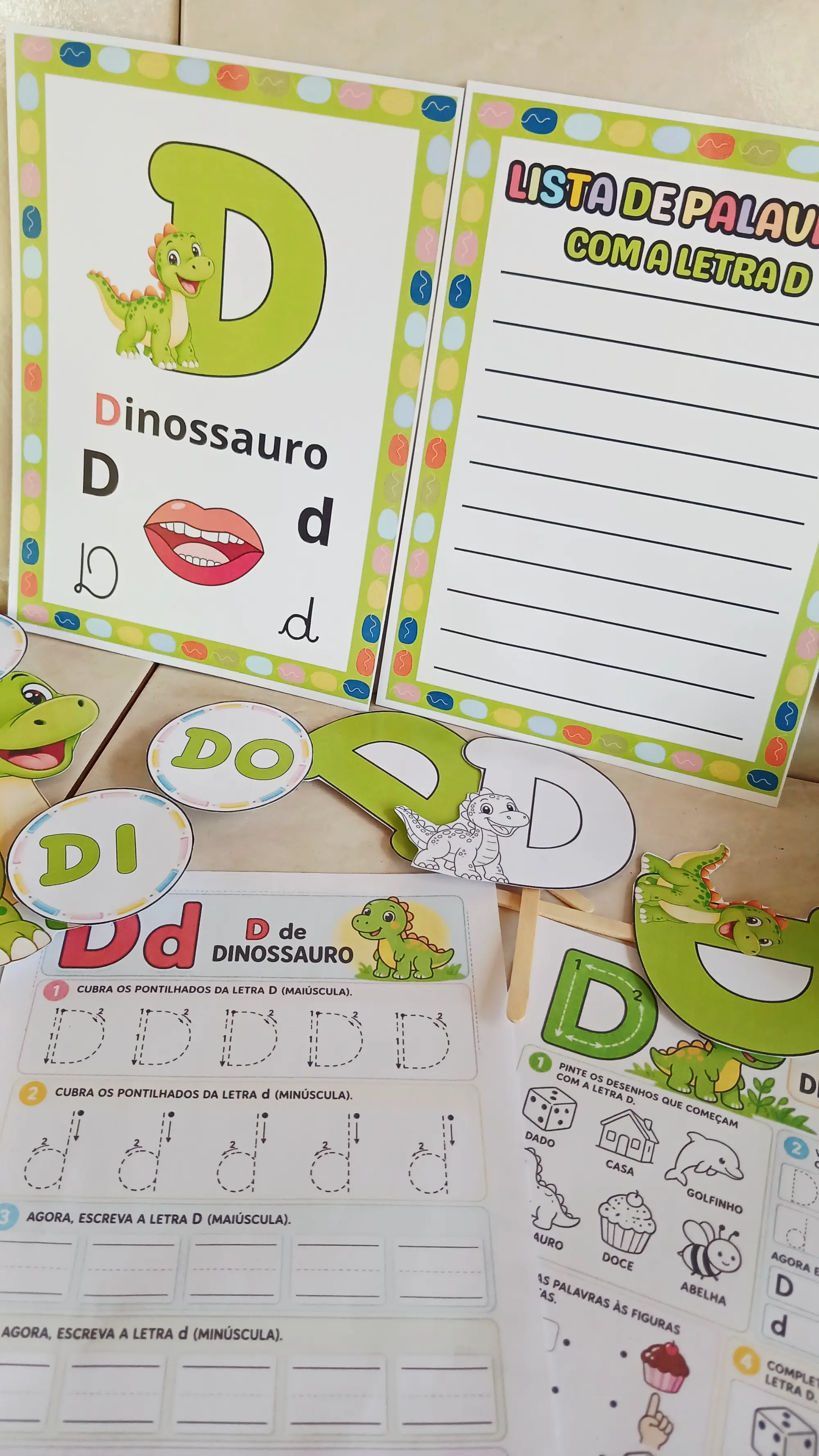 Kit Letra D Dinossauro – Atividades de Alfabetização em PDF — amostra 4: Kit Letra D Dinossauro em PDF com atividades,… Kit Letra D Dinossauro – Atividades de Alfabetização em PDF — amostra 4: Kit Letra D Dinossauro em PDF com atividades,…