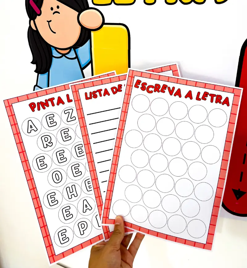 Kit Letra I: PDF para Alfabetização com Poema e Atividades — amostra 7: Explore a letra I com poemas, imagens, traçado e…