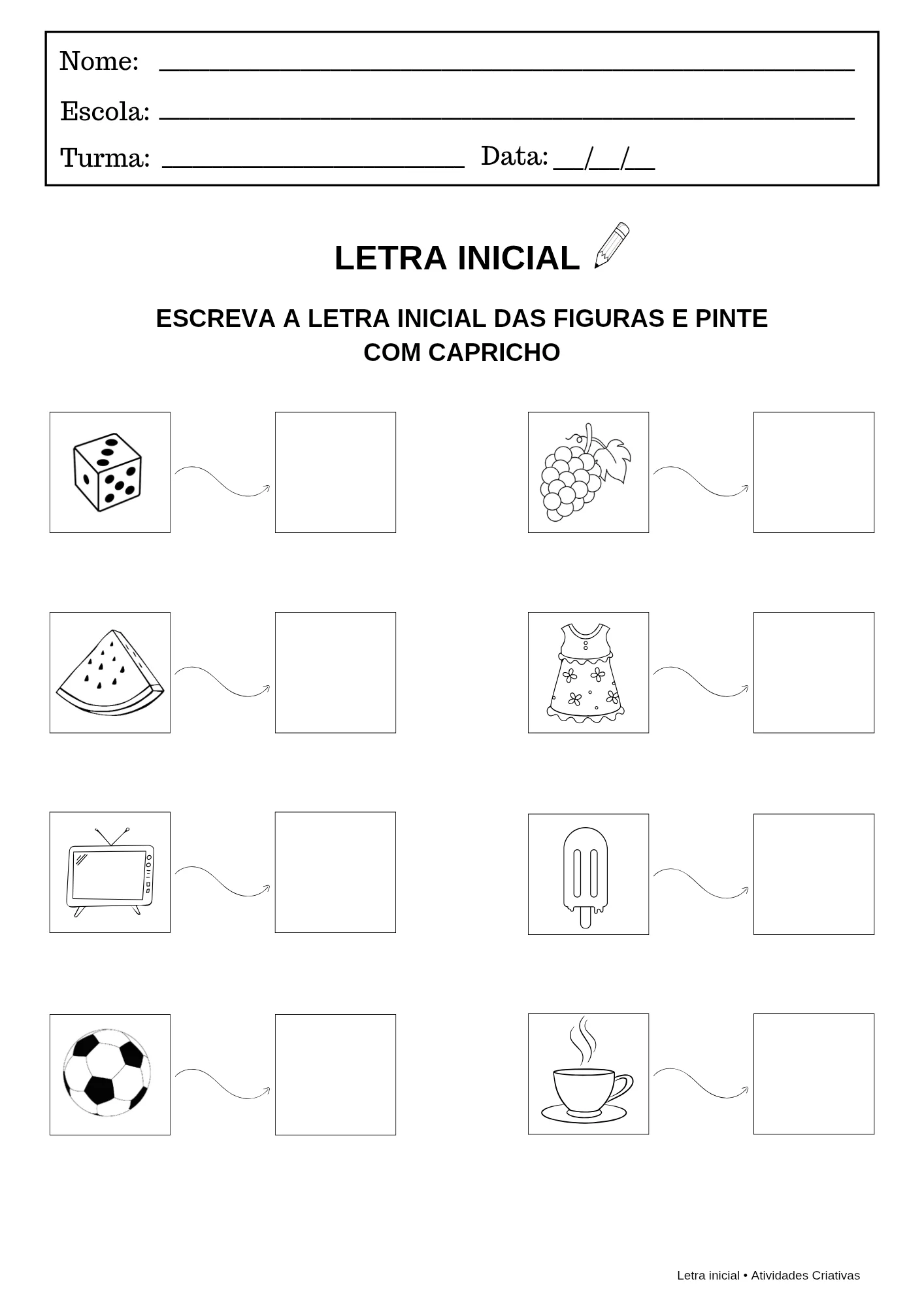 📚 Kit Letra Inicial | Atividades de Alfabetização — amostra 5: Kit Letra Inicial foi desenvolvido para auxiliar as…