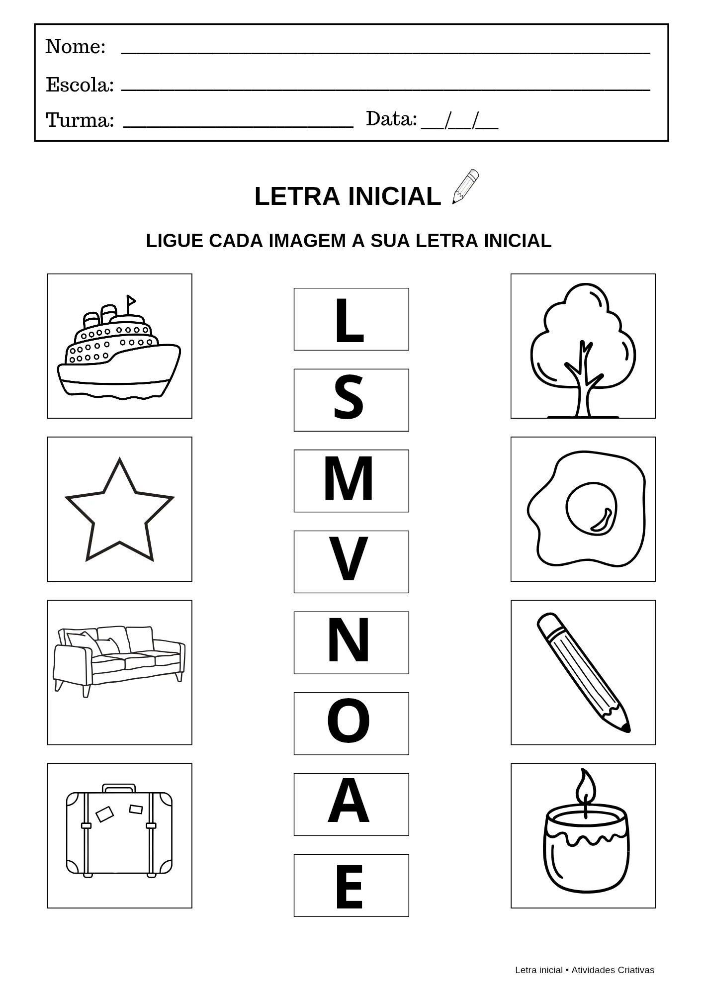 📚 Kit Letra Inicial | Atividades de Alfabetização — amostra 7: Kit Letra Inicial foi desenvolvido para auxiliar as…
