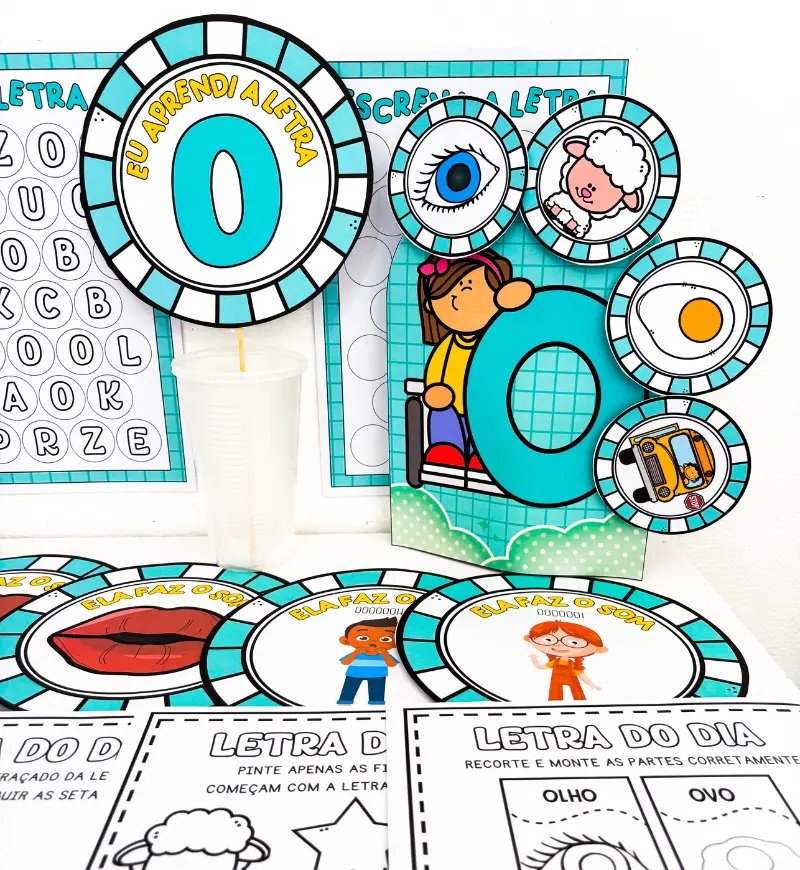 Kit Letra O em PDF: poemas, cartazes e atividades de alfabetização — amostra 1: Kit Letra O para explorar a vogal de…