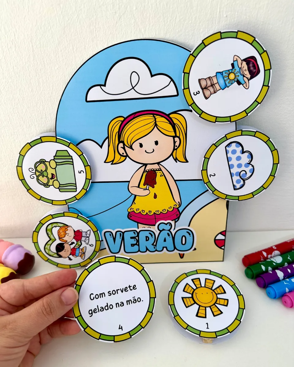 Kit Luvas das Estações do Ano para Educação Infantil – Primavera, Verão, Outono e Inverno — amostra 3: O arquivo é enviado…