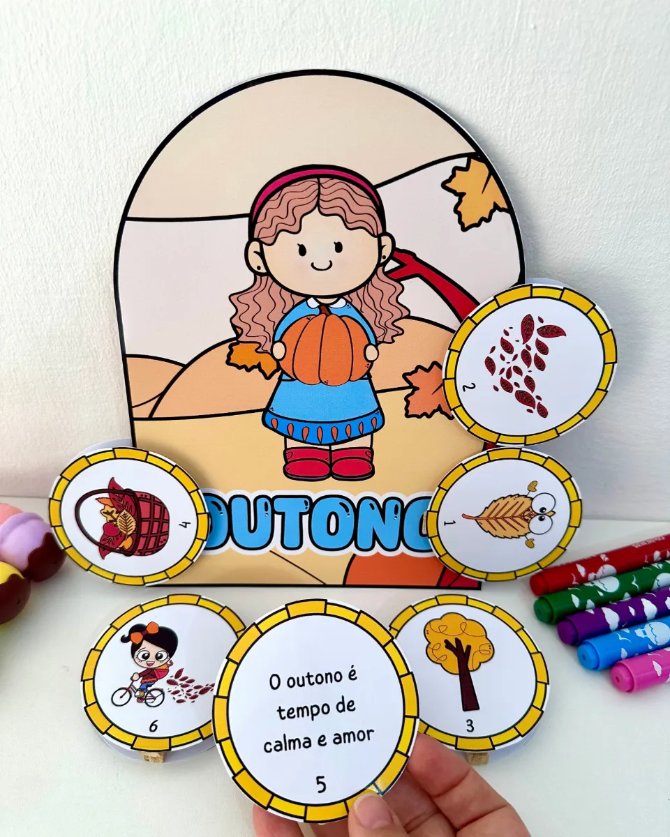 Kit Luvas das Estações do Ano para Educação Infantil – Primavera, Verão, Outono e Inverno — amostra 4: O arquivo é enviado…