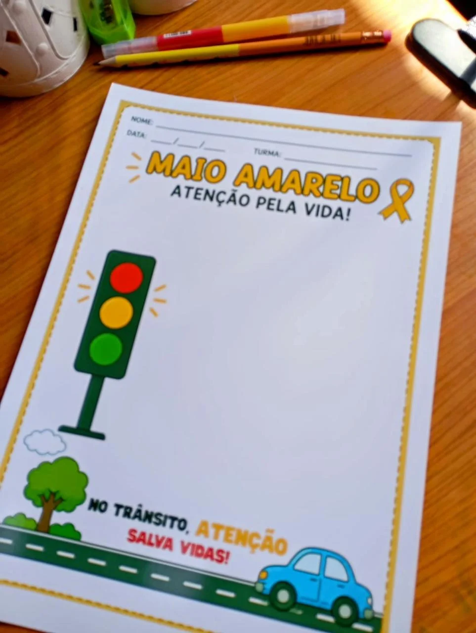 Kit Maio Amarelo Educação para o Trânsito | Atividades e Painel para Imprimir — amostra 3: Deixe suas aulas ainda mais… Kit Maio Amarelo Educação para o Trânsito | Atividades e Painel para Imprimir — amostra 3: Deixe suas aulas ainda mais…