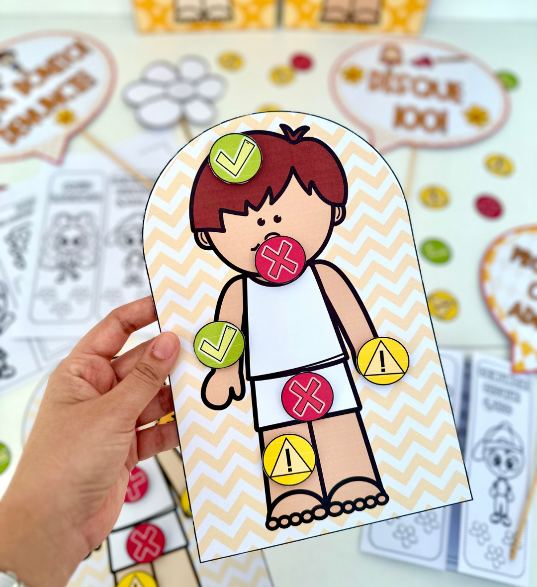 Kit Maio Laranja em PDF para Educação Infantil — amostra 2: O que vem no material