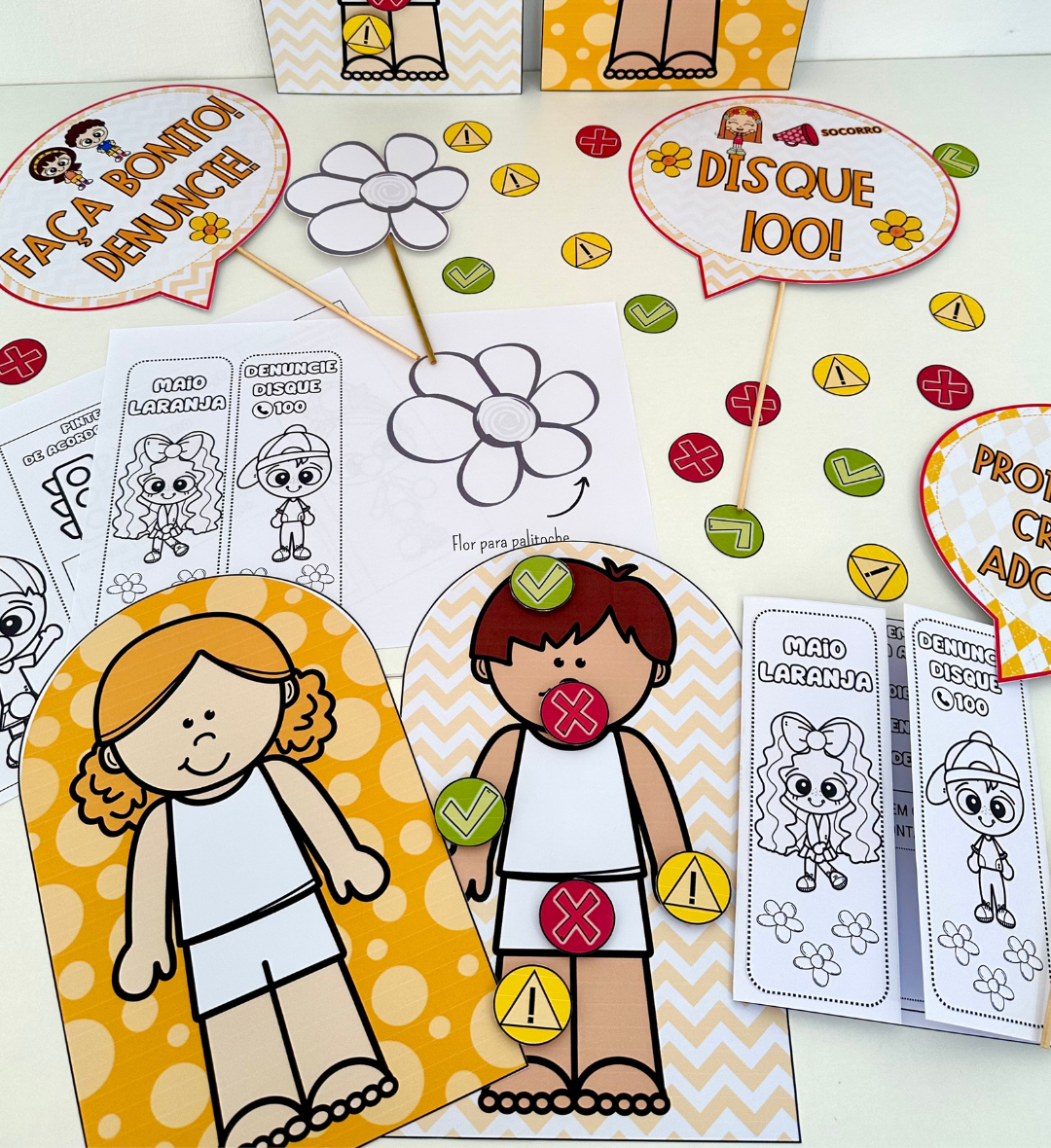 Kit Maio Laranja em PDF para Educação Infantil — capa do material