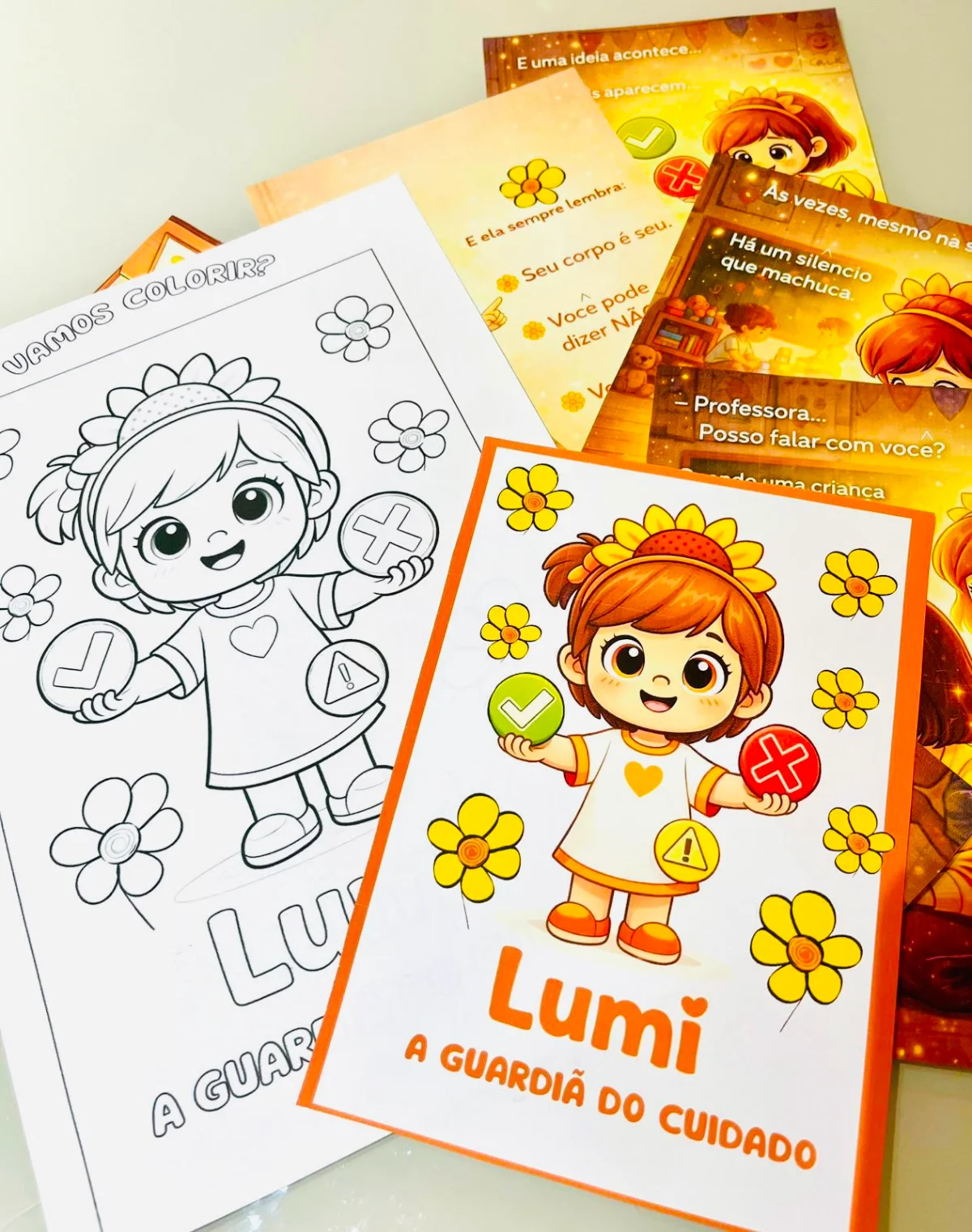 Kit Maio Laranja: Proteção para Crianças e Adolescentes — amostra 2: Aborde a proteção infantil de maneira lúdica e… Kit Maio Laranja: Proteção para Crianças e Adolescentes — amostra 2: Aborde a proteção infantil de maneira lúdica e…